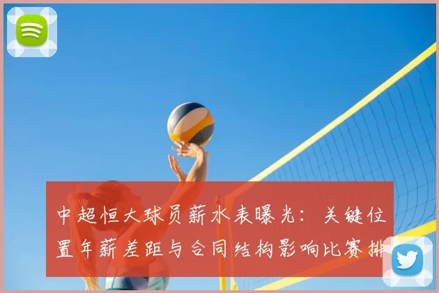 中超恒大球员薪水表曝光：关键位置年薪差距与合同结构影响比赛排兵用人